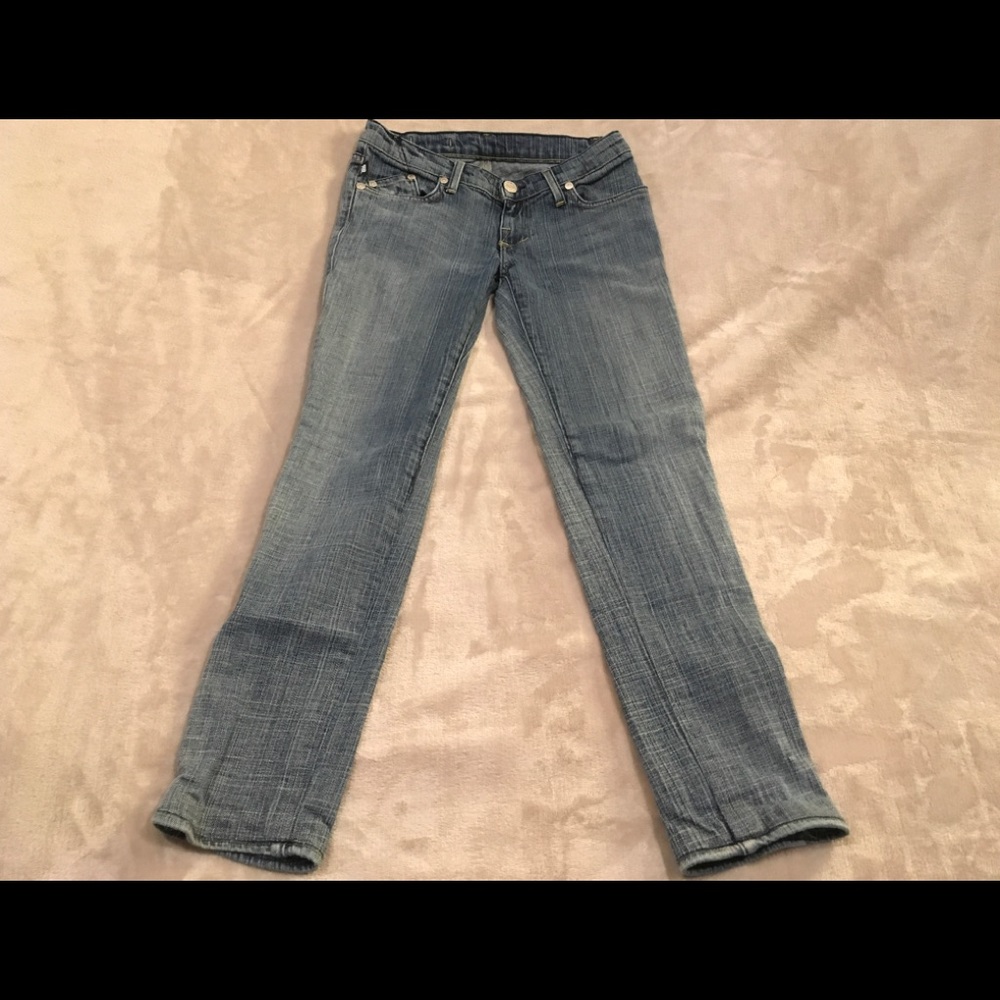 PAIGE DENIM "Blue Heights" Dark Slim/Straight S27